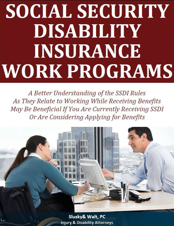 Social Security Disability Insurance Work Programs